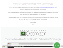 Tablet Screenshot of nextgengalleryoptimizer.com